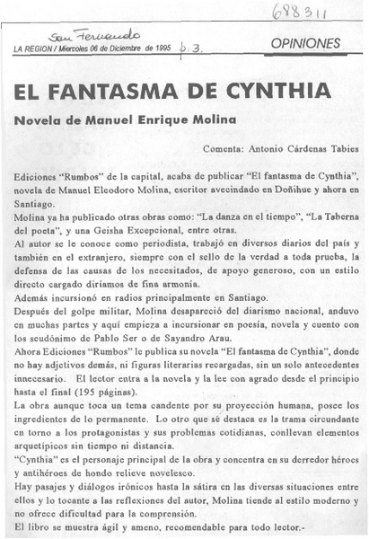 El Fantasma de Cynthia.