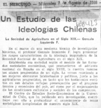 Un estudio de las ideologías chilenas.