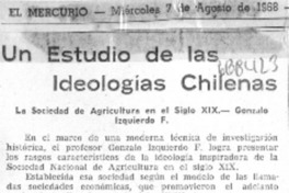 Un estudio de las ideologías chilenas.