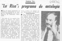 "La Risa": programa de antología.