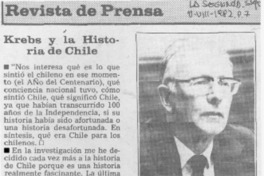 Krebs y la historia de Chile.