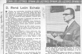 D. René León Echaiz