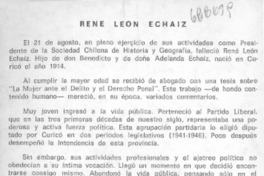 René León Echaiz.