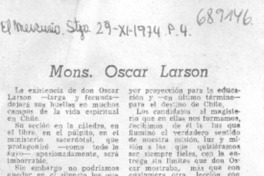 Mons. Oscar Larson