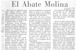 El Abate Molina.