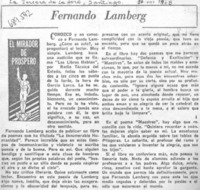 Fernando Lamberg.