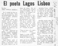 El poeta Lagos Lisboa