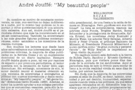 André Jouffé, "My beautiful people"