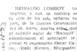 Reinaldo Lomboy.