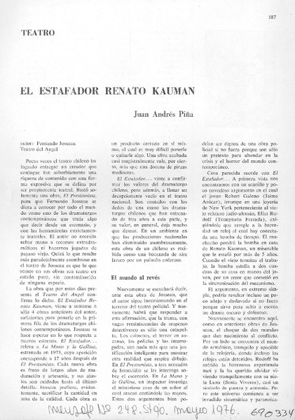 El estafador Renato Kauman