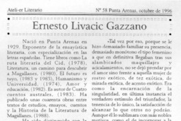 Ernesto Livacic Gazzano.