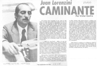 Juan Lorenzini caminante