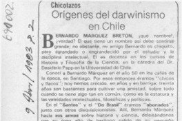 Orígenes del darwinismo en Chile