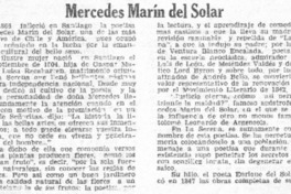 Mercedes Marín del Solar