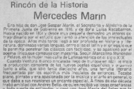 Mercedes Marín.