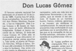 Don Lucas Gómez.