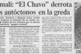Quinchamalí, "El Chavo" derrota a motivos autóctonos en la greda.