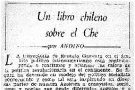 Un libro chileno sobre el Che