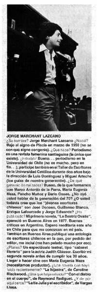 Jorge Marchant Lazcano.