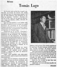 Tomás Lago