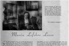 María Lefebre Lever
