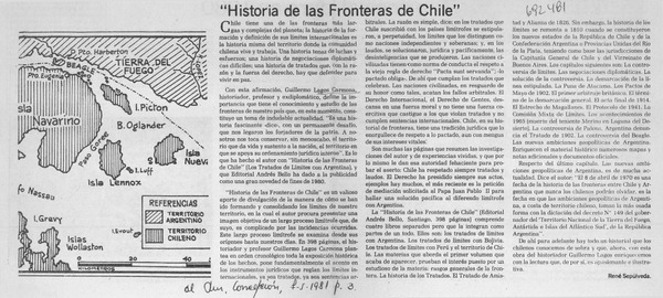 Historia de las fronteras de Chile"