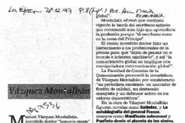 Vázquez Montalbán  [artículo] Ana María Valdivieso.