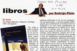 El Daño  [artículo] Rodrigo Pinto.