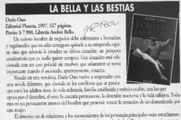 La bella y las bestias  [artículo] Ana María Valdivieso.