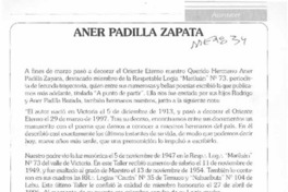 Aner Padilla Zapata  [artículo].