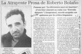 La Atrayente prosa de Roberto Bolaño  [artículo].