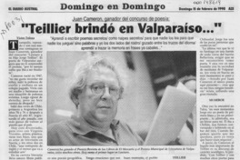 "Teillier brindó en Valparaíso --"