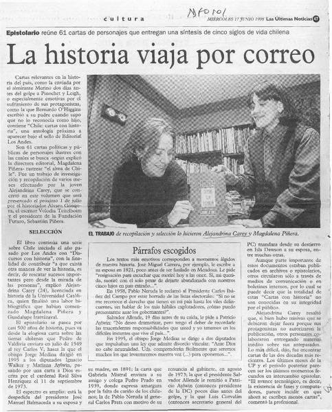 La Historia viaja por correo  [artículo].