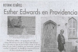 Esther Edwards en Providencia