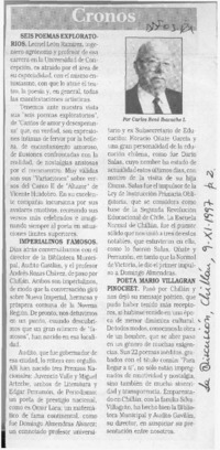 Cronos  [artículo] Carlos René Ibacache I.