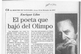 El poeta que bajó del Olimpo  [artículo] C. A. D.