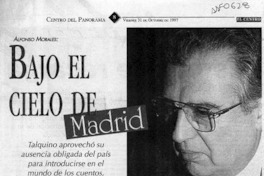 Bajo el cielo de Madrid  [artículo].
