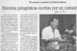 Historias patagónicas escritas por un cantautor  [artículo].