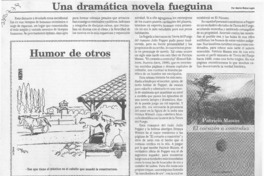 Una dramática novela fueguina  [artículo] Marino Muñoz Lagos.