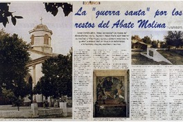 La "guerra santa" por los restos del Abate Molina
