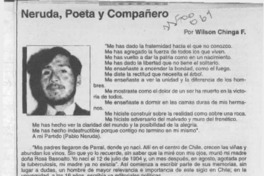 Neruda y las odas elementales  [artículo] Enrique Villablanca.