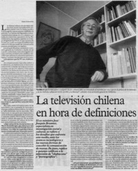 La televisión chilena en hora de definiciones