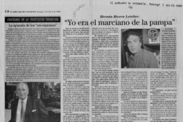 "Yo era el marciano de la pampa"  [artículo] David Carrillo.