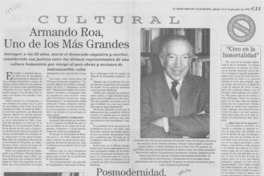 Armando Roa, uno de los más grandes
