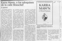 Karra Mawn, o los adoquines de la calle Beauchef