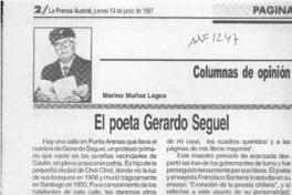 El poeta Gerardo Seguel