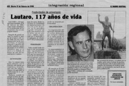 Lautaro, 117 años de vida  [artículo] Víctor Arellano.