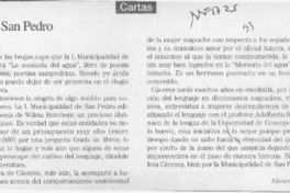 Poesía en San Pedro  [artículo] Elena de Latorre.