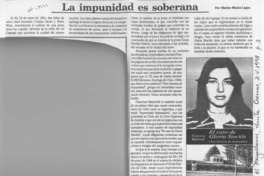 La impunidad es soberana  [artículo] Marino Muñoz Lagos.
