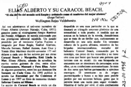 Eliseo Alberto y su caracol beach  [artículo] Wellington Rojas Valdebenito.
